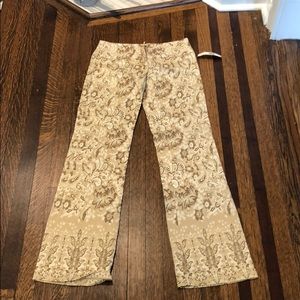 Vintage Sharagano Pants with pattern